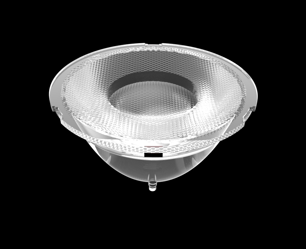 68mm 10degree 22degree 35degree PMMA/PC Downlight Lenses For LED Light With Holders Hotel And Restaurant Series For φ9-φ14 COB&CSP Light Source