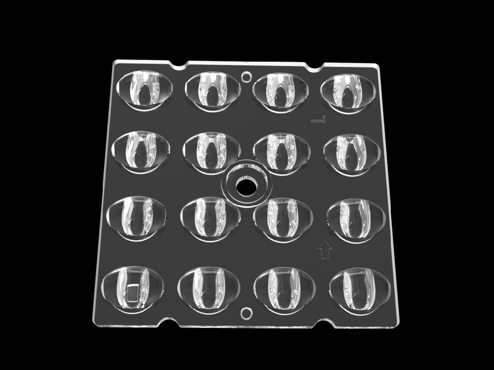 3030 Square Led Lens 16 In 1 Street Light Lenses