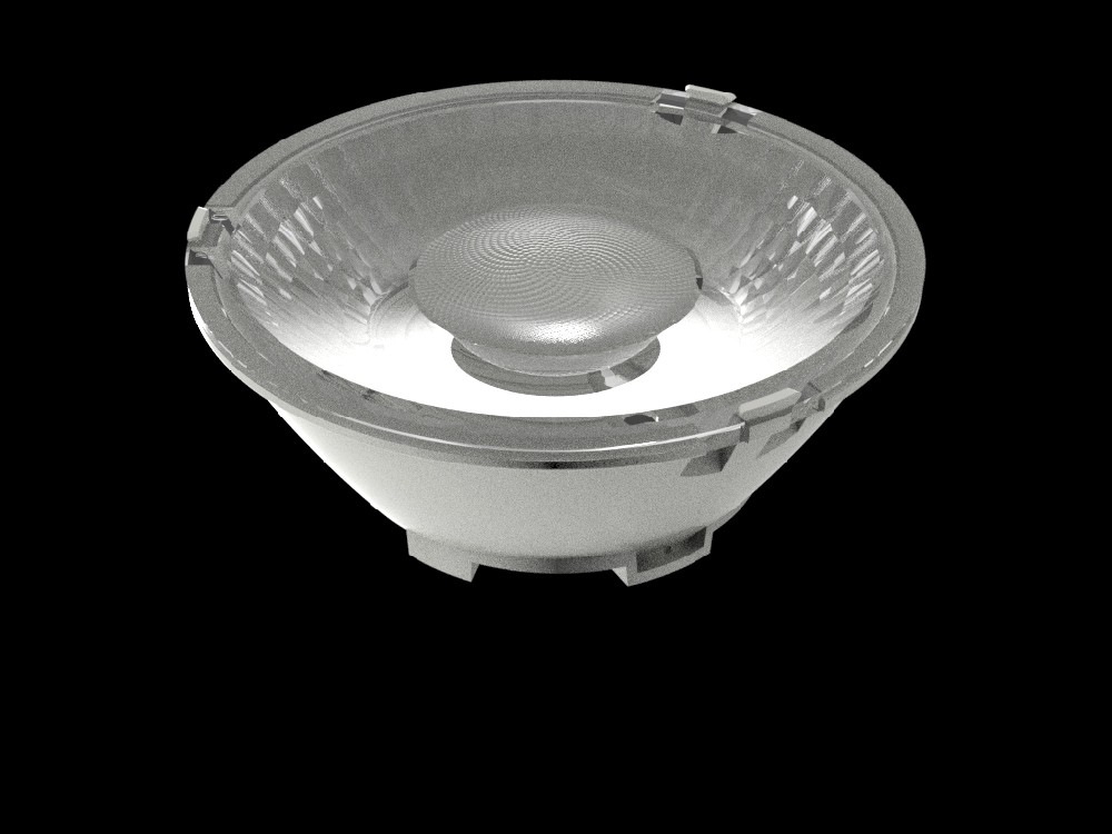 70mm Track Light Lenses Dual Color Temperature Downlight Series for φ9-φ15 COB Light Source