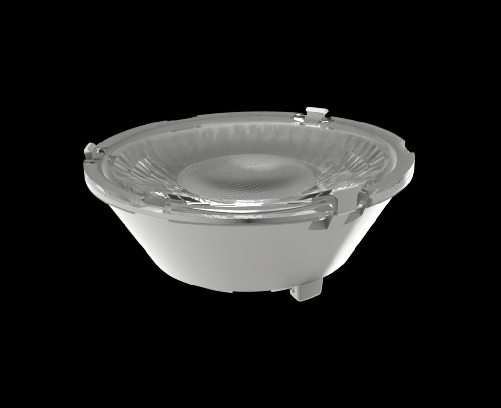 45mmTrack Light Lenses Dual Color Temperature Downlight Series for Diameter9-12 COB Light Source