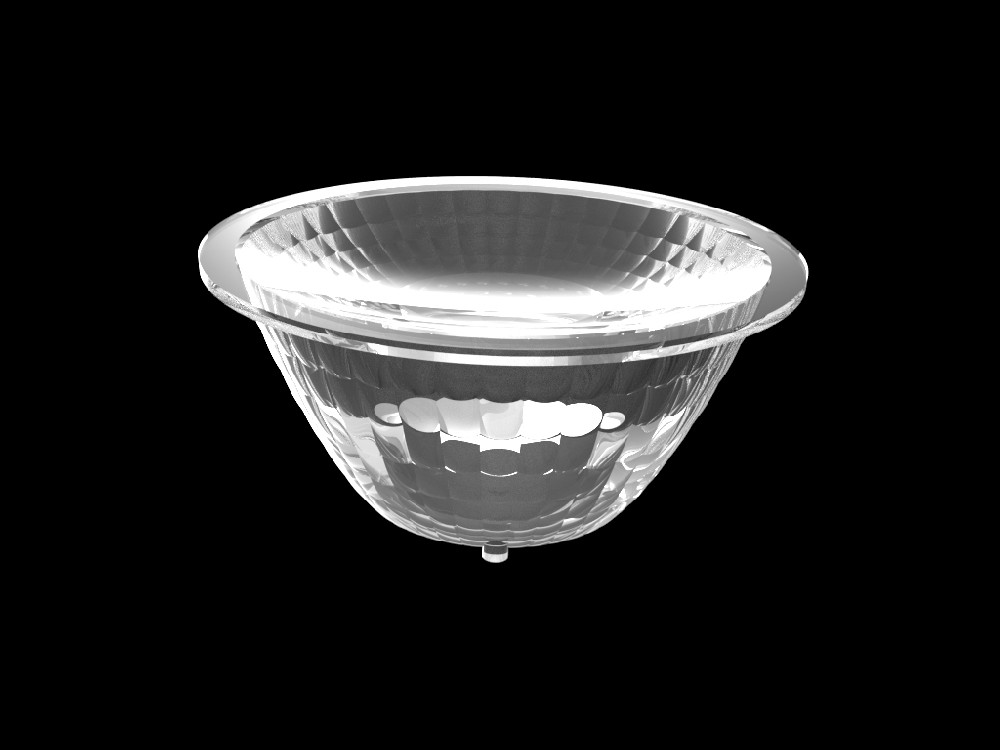 diameter 72mm Track Light TIR Lenses For LED Light With Holder KA Series