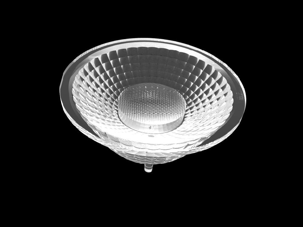 Diameter 80mmTrack Light TIR Lenses For LED Light With Holder KA Series