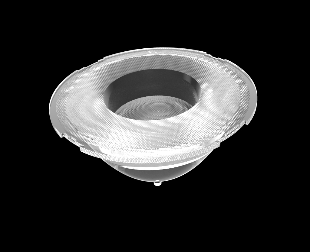 68mm 10degree 22degree 35degree PMMA/PC Downlight Lenses For LED Light With Holders Hotel And Restaurant Series For φ9-φ14 COB&CSP Light Source